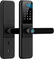 Tuya WiFi Digital Electronic Smart Door Lock with Biometric Camera Fingerprint IP66 Smart Lock(H01TY 147)