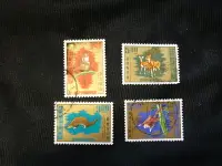 在飛比找Yahoo!奇摩拍賣優惠-民國60年 特077 臺灣獸類郵票 台灣獼猴 梅花鹿 穿山甲