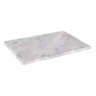 Marble Rectangle Chopping Board Kitchen Dining Serving Platter 30cm x 20cm White