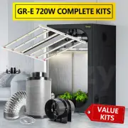 GROZY 150x150x200 Grow Tent GR-E 720W LED Grow Light 6 inch Ventilation Fan Kit