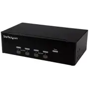 Startech 4-port Kvm Switch With Dual Vga And 2-port Usb Hub - Usb 2.0 - 4