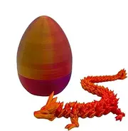 Mwqpgyh Dragon Egg with Dragon Inside | Creative Articulated Joints Fidget Dragon,Mystery Dragon Egg, Eggs with Toys Inside, 3D Dragon Egg with Dragon for Car