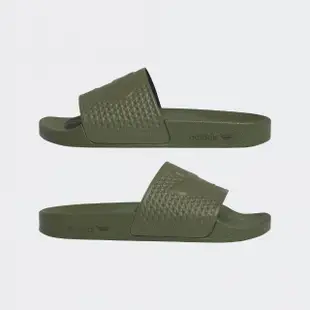 【adidas 愛迪達】拖鞋 男鞋 女鞋 運動 SHMOOFOIL SLIDE 綠 IG5255