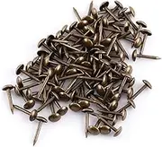 100pcs Antique Bronze Upholstery Nail Wood Decorative Tack Stud for Home Furniture Decor (Size:Type1-green Bronze)
