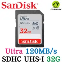 在飛比找蝦皮商城優惠-SanDisk Ultra SDHC SD UHS-I 32