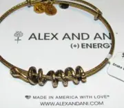 Alex and Ani snake gold bracelet bangle rare