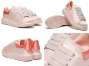 Alexander McQueen Silk Satin Oversized Sneakers Shoes Trainers Women's Shoes 35