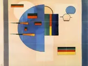 Abstract Art Wassily Kandinsky Colorful Ceramic Mural Backsplash Bath Tile #2366