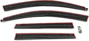 Compatible For Fit/Jazz Hatchback 2004-2007 Door Window Vent Deflectors Rain Shield Sun Shade Protector