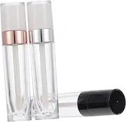 MOTHNUR 9pcs Refillable Lip Gloss Tubes Leakproof Washable Lip Gloss Containers for Travel Diy Random Color