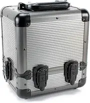 Versa Games 1000pc Deluxe Poker Chip Case Carrier in Gray Color - Ultimate Poker Chip Carrier