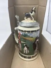 VINTAGE 1996 ANHEUSER-BUSCH SPRINGER SPANIEL COLLECTIBLE STEIN (#03381) New