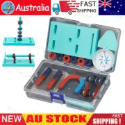 1 Set DIY Bar Ring Horseshoe Compass Magnets Set basic physics Science Toys