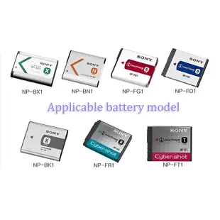 Bc-trx 電池充電器適用於索尼NPBX1 ZV1、zv-1f、W800、DSC-RX100、M7、M6、M5A、M4