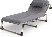 Zero Gravity Lounge Chair, Lounge Chair Zero Gravity Indoor and Outdoor Chair, Ergonomic Reclining Chair with Removable Cushion, Bold and Widened Aluminum Legs, Supports Over 440 LB / 200 kg Lounge Ch