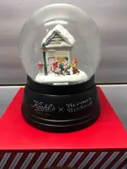 Kiehl's Norman Rockwell 6" Tall Battery Operated & Musical Snow Globe