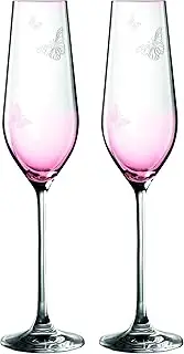 [Royal Albert] Miranda Kerr Flute Pair, 230 ml Capacity, Pink