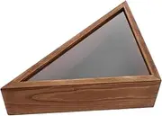 DOITOOL Flag Display Case with Protective Cover Design for Rustic Home Decor Flag Holder Stylish Wall Decoration
