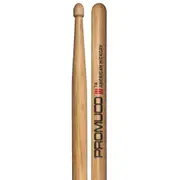 Promuco 18017A American Hickory 7A Drumsticks - 39.7cm Length, Wood Tip