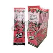 50 ct Blazy Susan Pre Rolls Wrap 25 Pouch of 2 Wrap Total Made with Real Rose