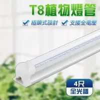 在飛比找Yahoo!奇摩拍賣優惠-一體式 led植物生長燈管 T8 全光譜 led植物燈 燈管