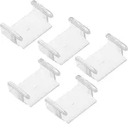 Train Track Fixer Kit 5pcs Plastic Connectors for Construction Blocks Pretend Play Educational Toys