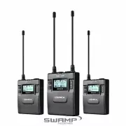 COMICA CVM-WM300 Portable Dual Wireless Microphone System - Dual Lavalier