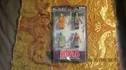 XHTF Walking Dead 4 Figure Set: Rick Michonne Zombies/Walkers MOC Sealed