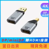 在飛比找蝦皮購物優惠-【現貨免運】DP轉HDMI接頭 / miniDP轉HDMI接