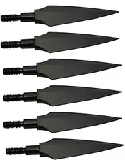 TOPARCHERY Arrowheads Broadheads: 12 Arrowheads 3D Arrowheads Hunting Arrowheads Broadhead for Carbon Arrows, Crossbow, Aluminum Arrows and Fiberglass Arrows in Archery