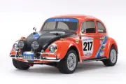 Tamiya 58650 VW Beetle Rally MF-01X RC Car DEAL BUNDLE with Radio, Bat, Charger