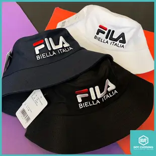 DOT 小物 FILA biella italia 刺繡 LOGO 漁夫帽 男女皆可 金裕貞 韓系 黑 白 深藍 串標