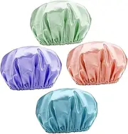 Ipetboom Pcs Green Hat Silk Bonnet Sleep Cap for Women Satin Bonnet Night Sleep Cap Soft and Breathable