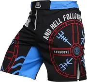 [Hardcore Training] Norman Fight Shorts Men's Boxing MMA Combat BJJ Grappling Fitness Muay Thai Kickboxing No Gi