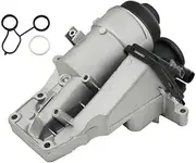 KAKA AUTO PARTSValve Oil Trap Oil Filter Housing Compatible with Volvo C30 C70 V50 2004-2015 Replaces 31338685