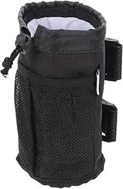 EXAOMBLE Stroller Water Bottle Holder Durable Oxford Cloth Pouch for Drinks Secure Cup Holder for Strollers Wheelchairs More Keeps Beverages Safe Steady