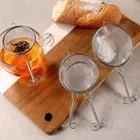 Stainless Steel Wire Fine Mesh Flour Sieve Portable Food Flour Sieve