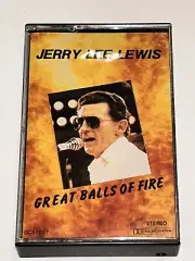 Jerry Lee Lewis Great Balls of Fire Rock N Roll Music Cassette 1L20