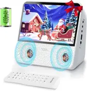 Portable DVD Player with 7 Screen, Bluetooth Portable DVD CD Player with 5-Hour