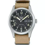 SEIKO 5 Sports SBSA117 Field Style Beige Automatic Mechanical Men's Watch NEW JP
