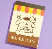 Official Sanrio Pompompurin Fancy Retro Note Pad Memo Pad 9cm