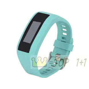 shell++Garmin 佳明 vivosmart HR 表帶 腕帶 運動錶帶 一體表帶 矽膠 防水 替換帶 純色 舒適