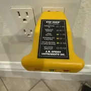 A.W. sperry 3 Wire Outlet Voltage Tester