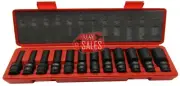 12 pc 3/8" Drive (SAE) Universal Ball Swivel Deep Imp Socket Set