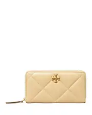 Tory Burch Kira Diamond Quilt Zip Continental Wallet