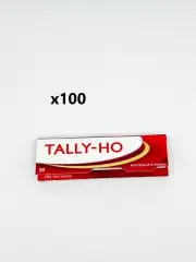100x50 rolling cigarette paper TALLY HO TALLY-HO Full Box Free Shipping