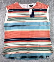 Brooks Brothers 100% Silk Cami Camisole Shell Tank Top Sleeveless Lined 14 $198