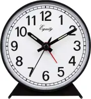 Black Analog Wind-Up Alarm Clock