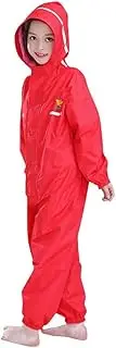 [Sayyea] Toddler Rain Suit Baby Rain Suit Kids Rain Suits with Hood Waterproof Coverall One Piece Rain Suit for Kids(2-12 Years)