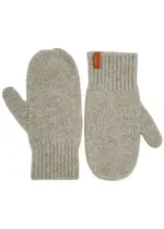 Vince Donegal Cashmere Mittens - Beige ONE SIZE